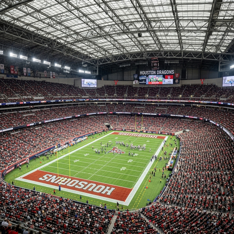 Houston Dragons Stadium: A 100,000 Fan Experience Houston Dragons Stadium: A 100,000 Fan Experience
