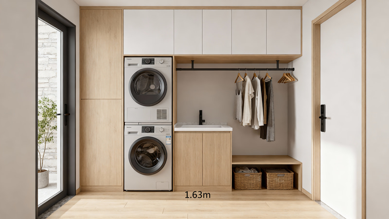 Cozy Scandinavian Laundry Room Design Ideas