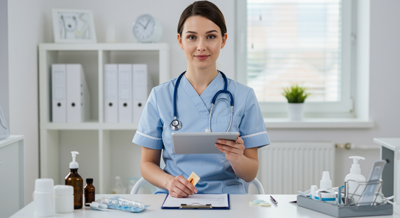 Modern Bright Medical Office with Professional Staff Modern Bright Medical Office with Professional Staff