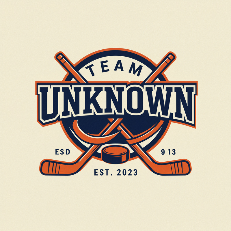 Team Unknown Hockey Logo - Est. 2023