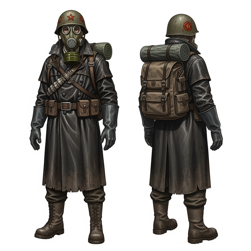Metro 2033 Stalker Character Concept Art Metro 2033 Stalker Character Concept Art