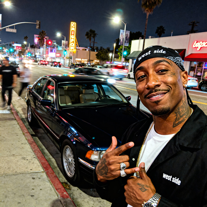 Casual iPhone Selfie in Los Angeles