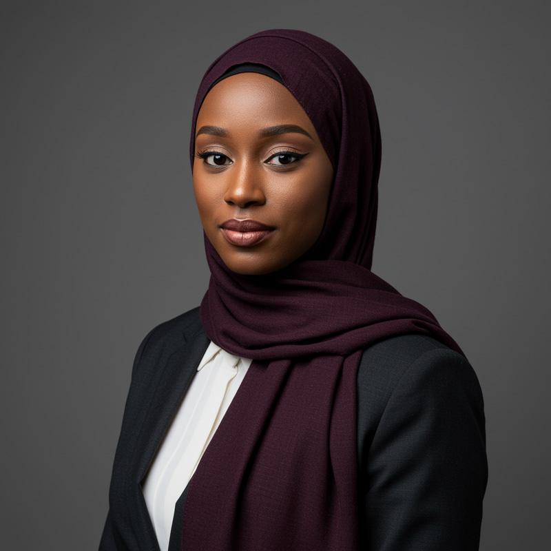 Professional Image of Muslim Girl in Hijab