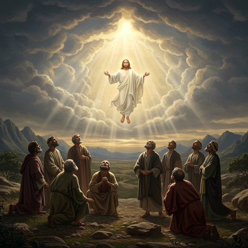 Realistic Ascension of Jesus to Heaven