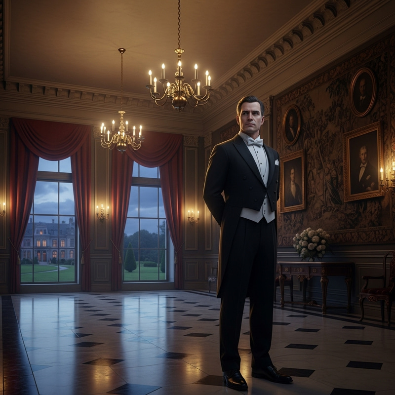 Timeless Elegance of a Distinguished Butler Timeless Elegance of a Distinguished Butler