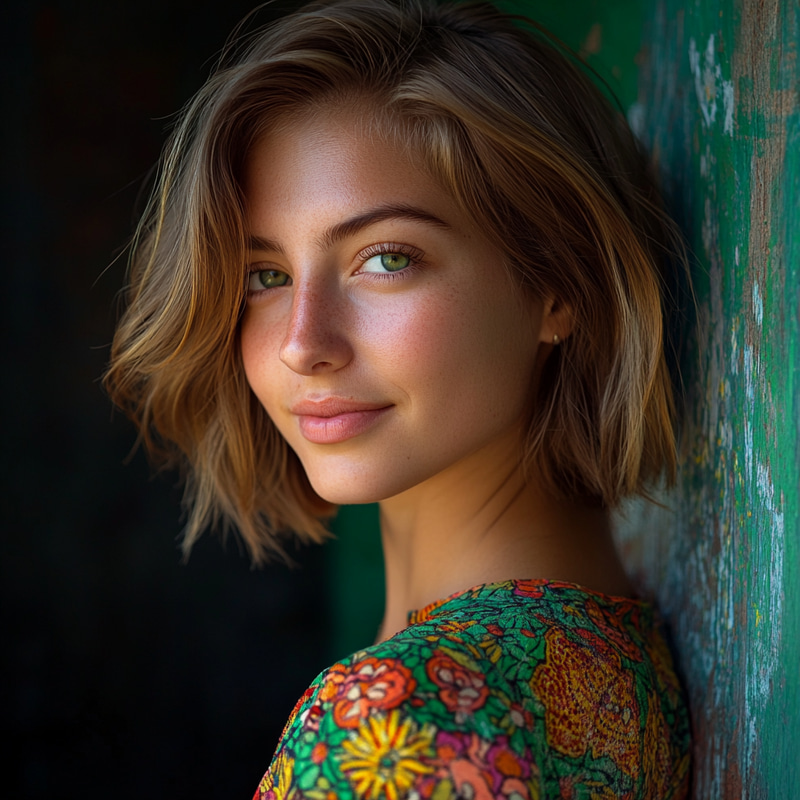 Stunning 8K Photography of a Smiling Model Stunning 8K Photography of a Smiling Model