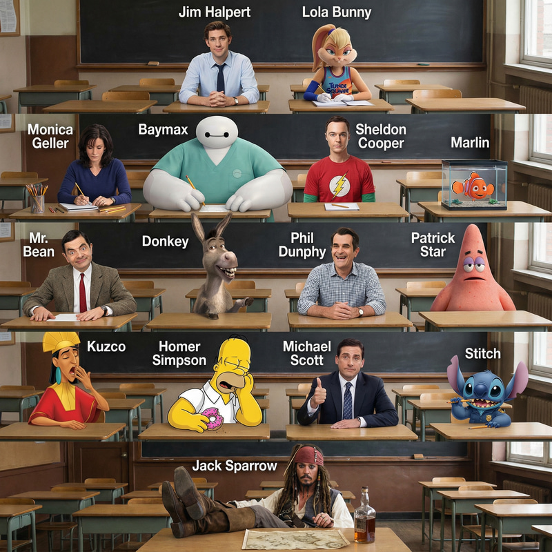 Creative School Class Photo Concept Creative School Class Photo Concept