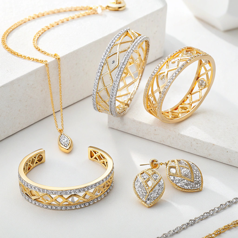 Elegant Gold and Silver Jewelry Collection Elegant Gold and Silver Jewelry Collection