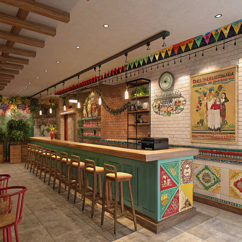 Designing a Taqueria with a Bar Designing a Taqueria with a Bar