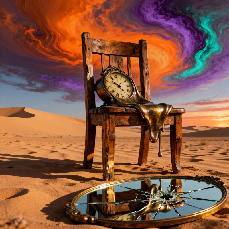 Surreal Dreamscape Inspired by Dalí's Art Surreal Dreamscape Inspired by Dalí's Art