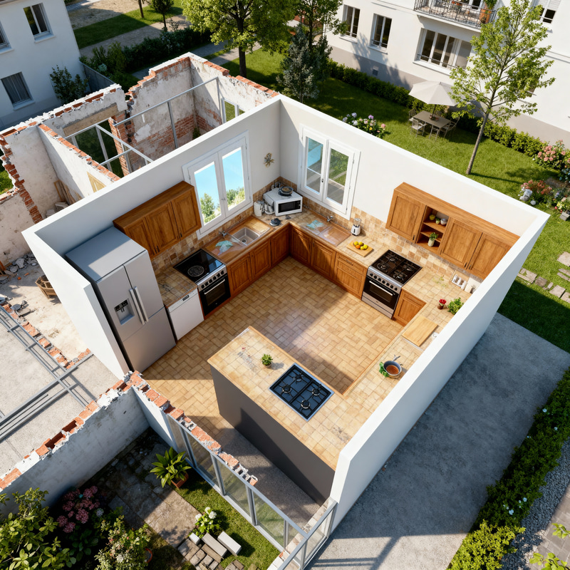 U-Shape Kitchen Design Ideas U-Shape Kitchen Design Ideas