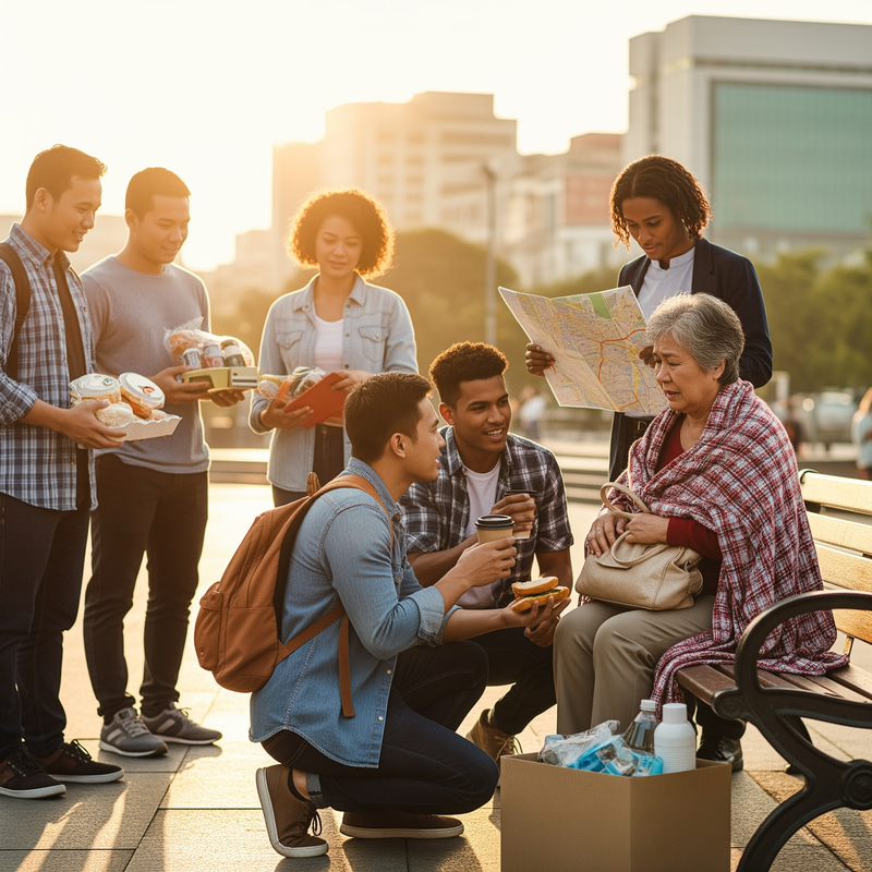 Helping Someone in Need - Compassion in Action