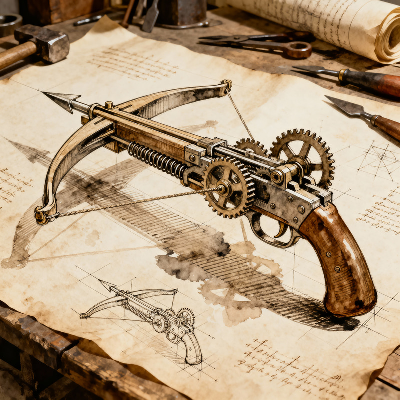 Da Vinci Style Weapon Design Project Da Vinci Style Weapon Design Project