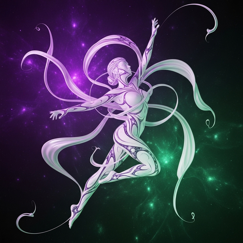 Galactic Women Figure: A Visionary Digital Art Galactic Women Figure: A Visionary Digital Art