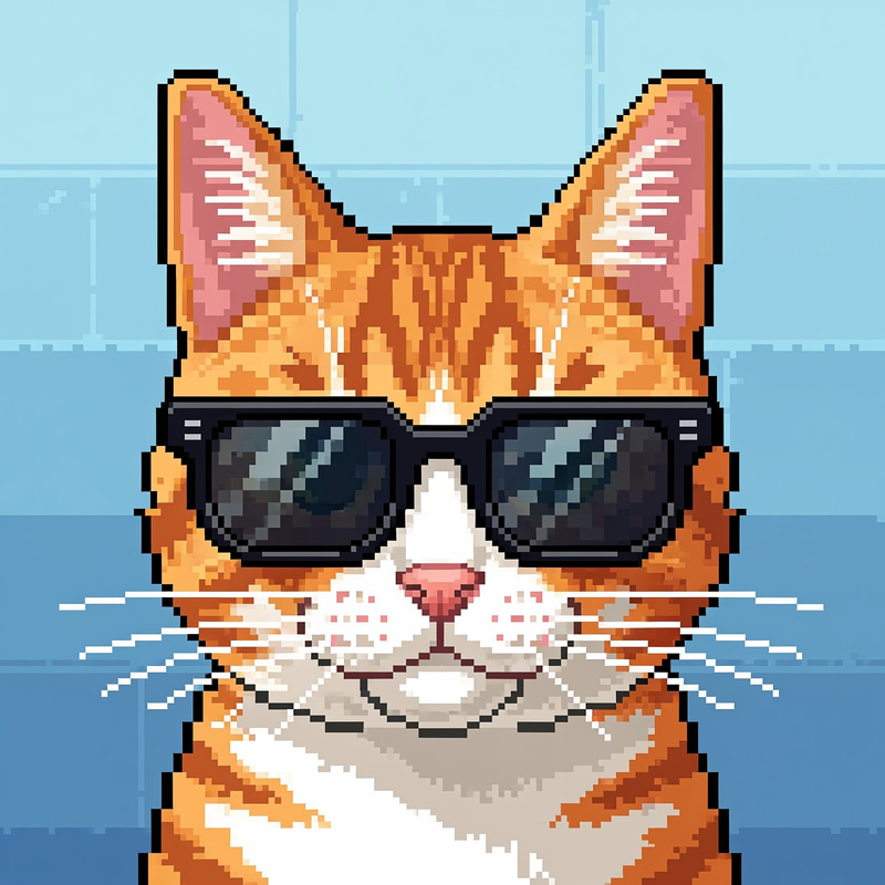 Cheese Cat with Sunglasses - Profile Pic