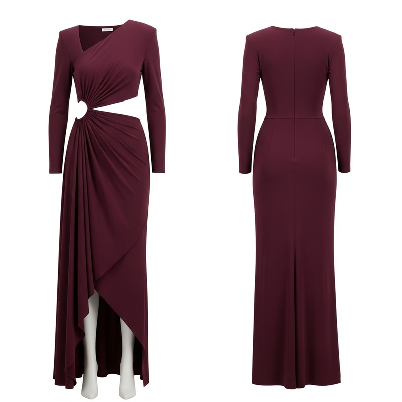 Elegant Asymmetrical Dress Design Elegant Asymmetrical Dress Design