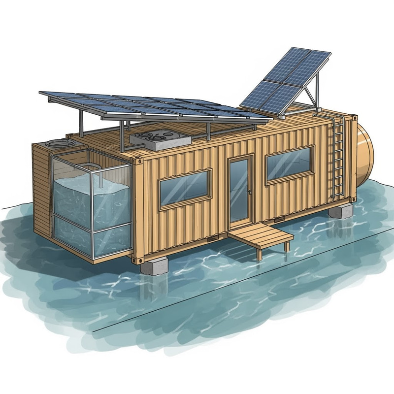 Sustainable Container Home Architecture Project Sustainable Container Home Architecture Project