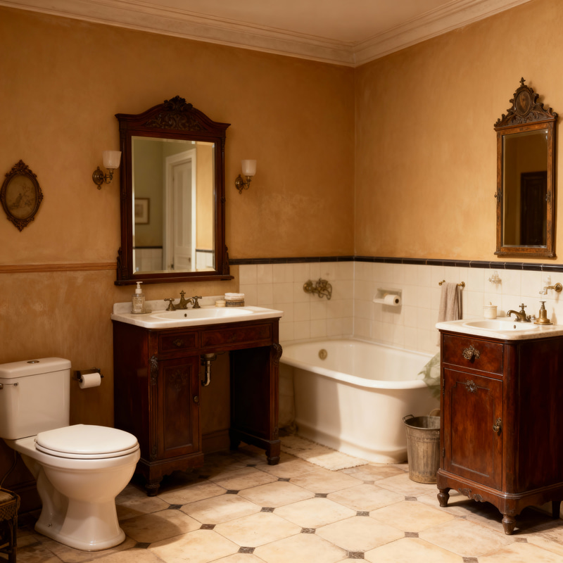 Vintage Style Bathroom Transformation Ideas Vintage Style Bathroom Transformation Ideas