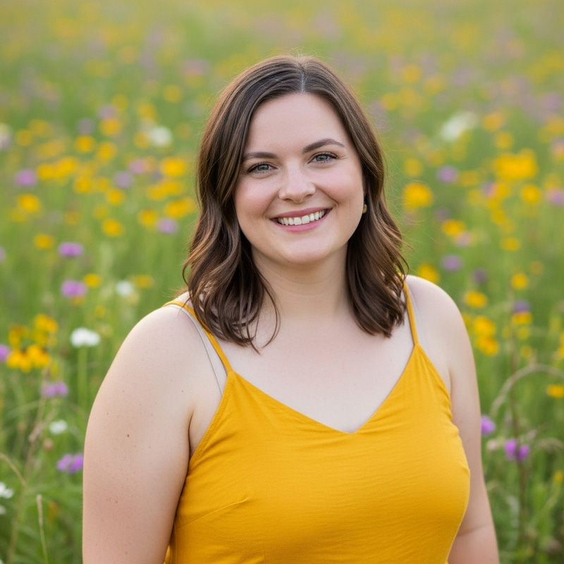 Charming Woman in a Sun Dress