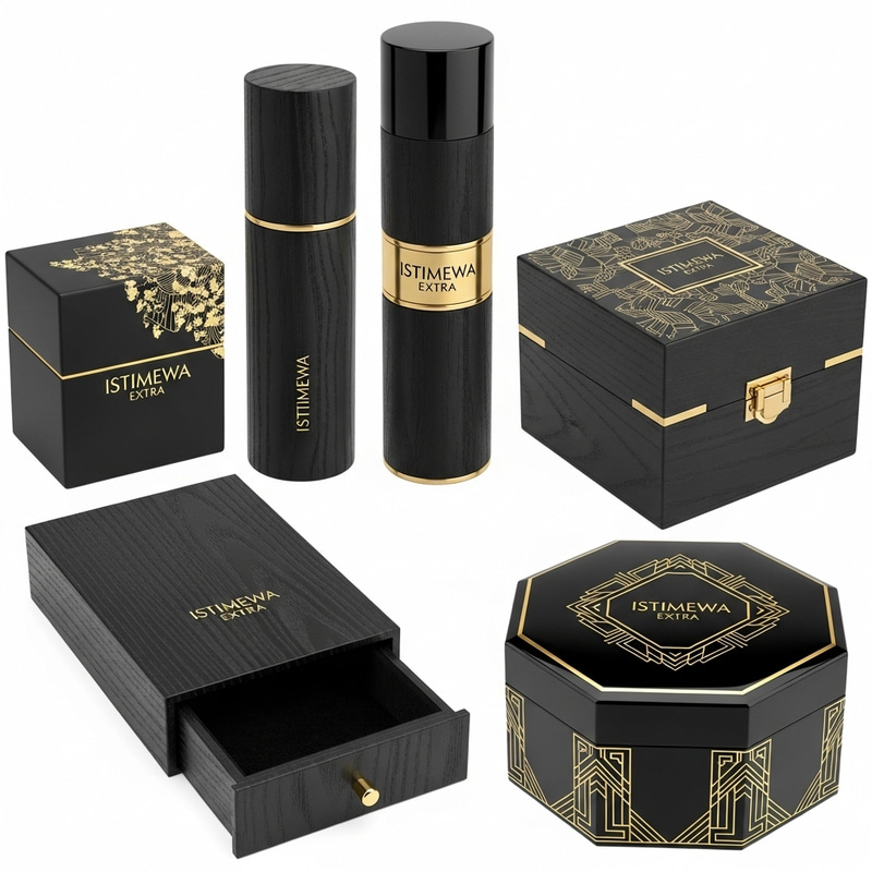 Elegant 'Istimewa Extra' Perfume Packaging Options Elegant 'Istimewa Extra' Perfume Packaging Options