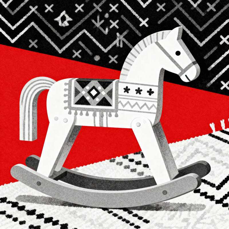 Scandinavian Wooden Horse Art - Unique Decor Scandinavian Wooden Horse Art - Unique Decor