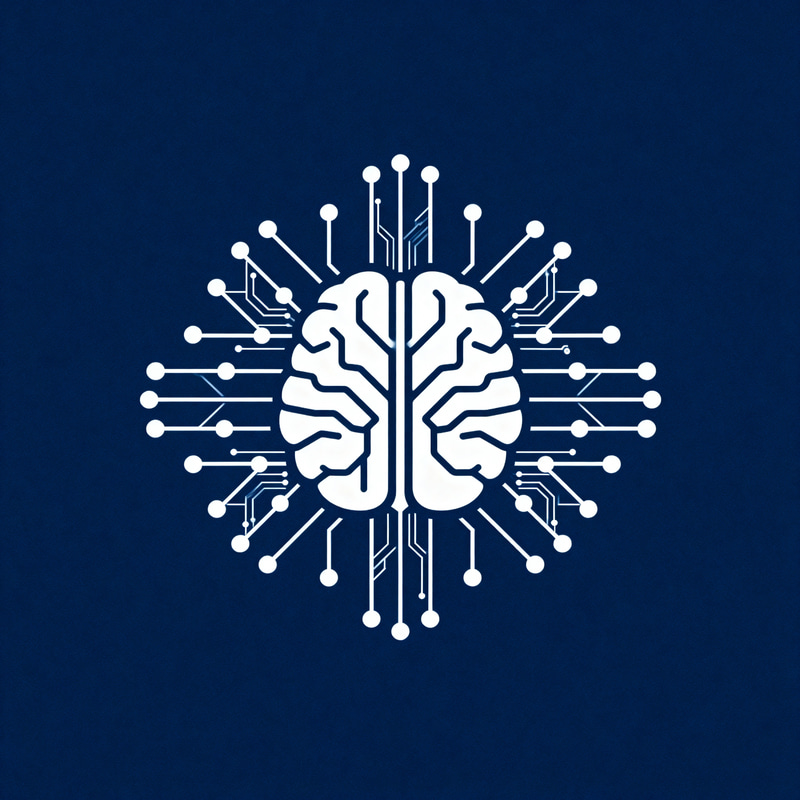 Brain, Mind & AI Logo Design Brain, Mind & AI Logo Design
