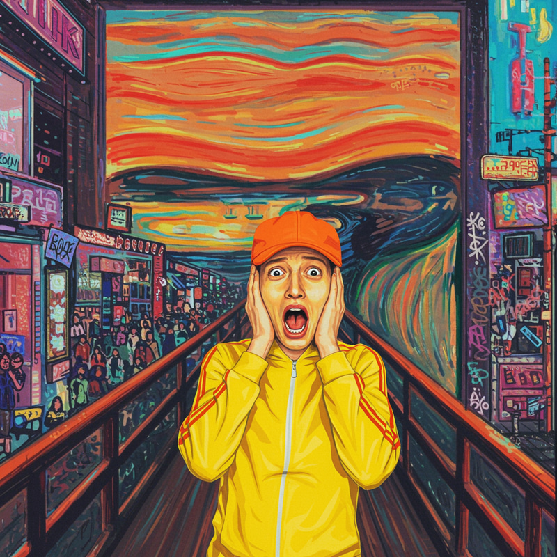 Scream Parody Artwork: A Unique Twist Scream Parody Artwork: A Unique Twist