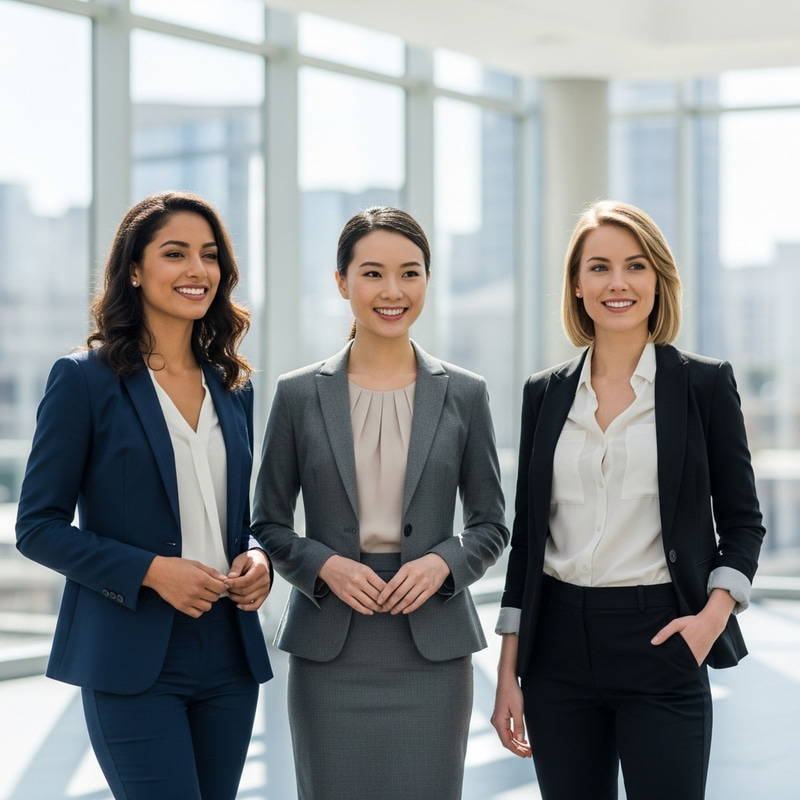 Diverse Women in Corporate Attire Diverse Women in Corporate Attire