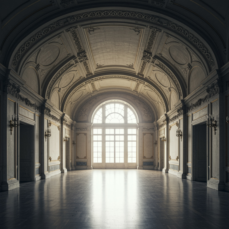 Empty Aristocratic Mansion Background