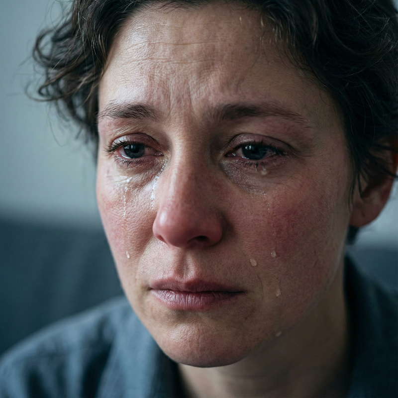 Raw Emotion: Sorrowful Portrait in Hyperrealism Raw Emotion: Sorrowful Portrait in Hyperrealism