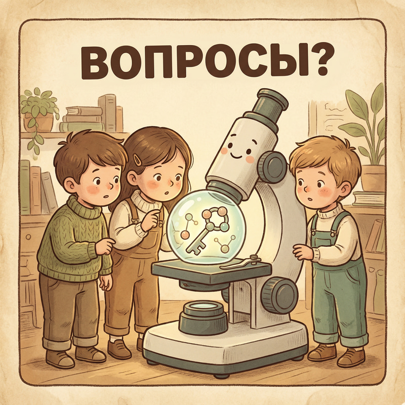 Kids Science Illustration - Vintage Style Artwork