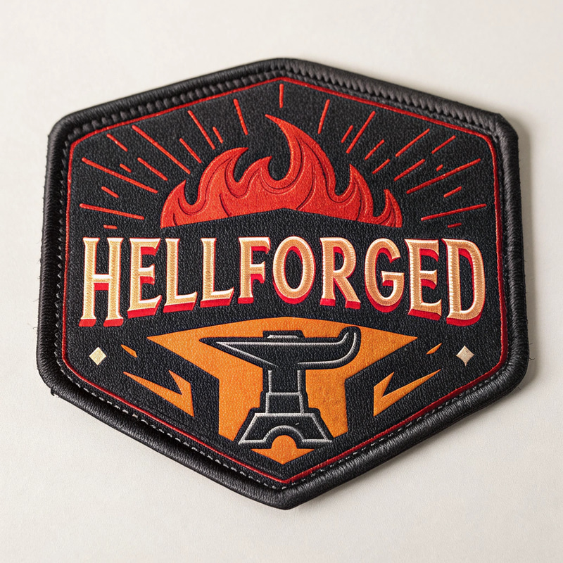 HellForged Motorcycle Patch - Ride with Style HellForged Motorcycle Patch - Ride with Style