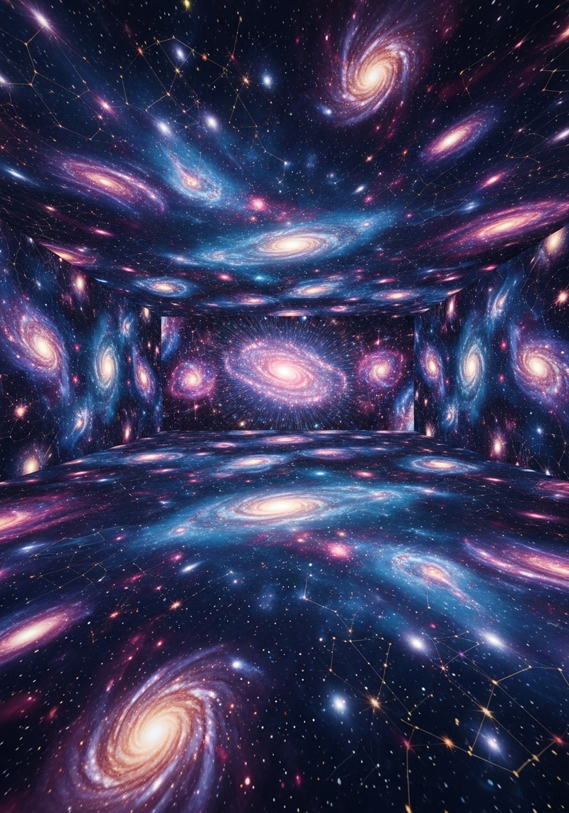 Celestial 3D Optical Illusion Art Celestial 3D Optical Illusion Art