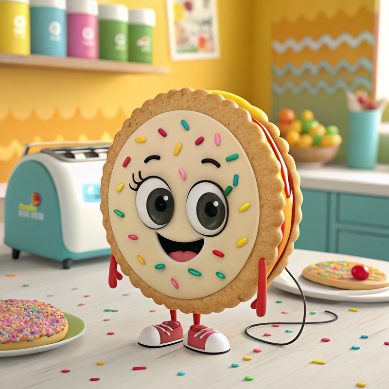Fun and Quirky Pop Tart Mascot Designs Fun and Quirky Pop Tart Mascot Designs