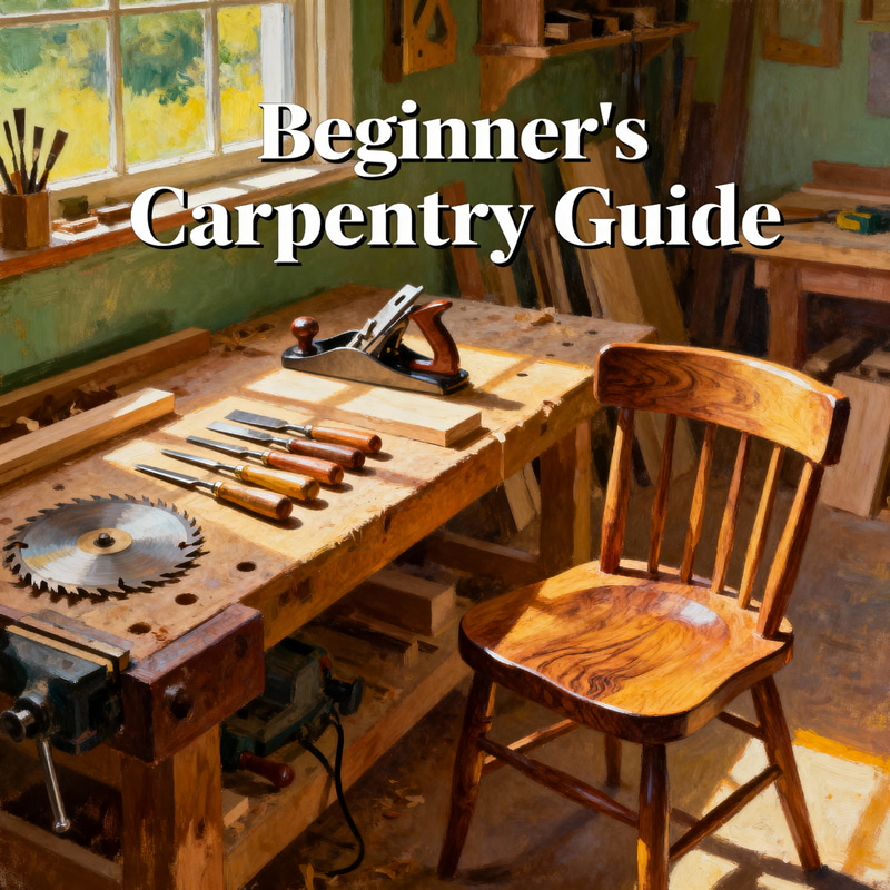 Beginner's Carpentry Guide - Ebook Cover Design Beginner's Carpentry Guide - Ebook Cover Design