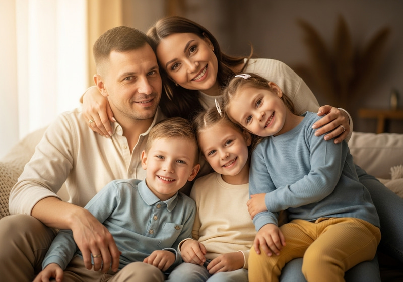 Family Portrait with Future Children Family Portrait with Future Children