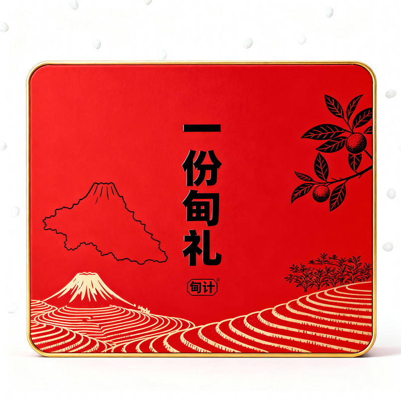 Elegant Red Gift Box Designs - Dianji E-commerce