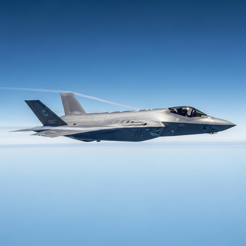 F35 Jet Flying High in the Sky F35 Jet Flying High in the Sky
