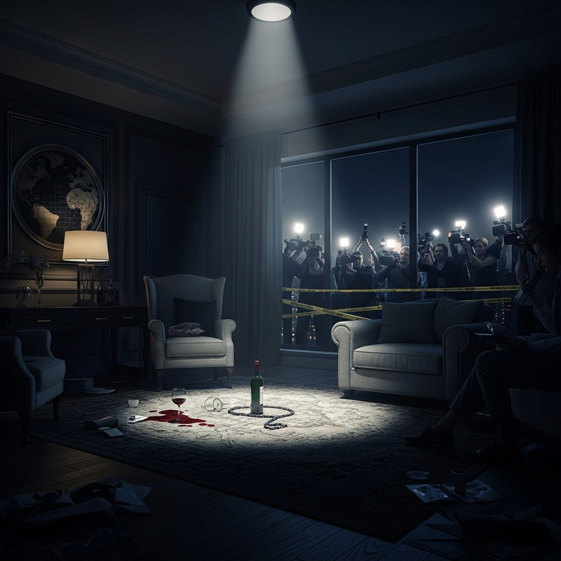 Dramatic Murder Scene in Luxurious Penthouse Dramatic Murder Scene in Luxurious Penthouse