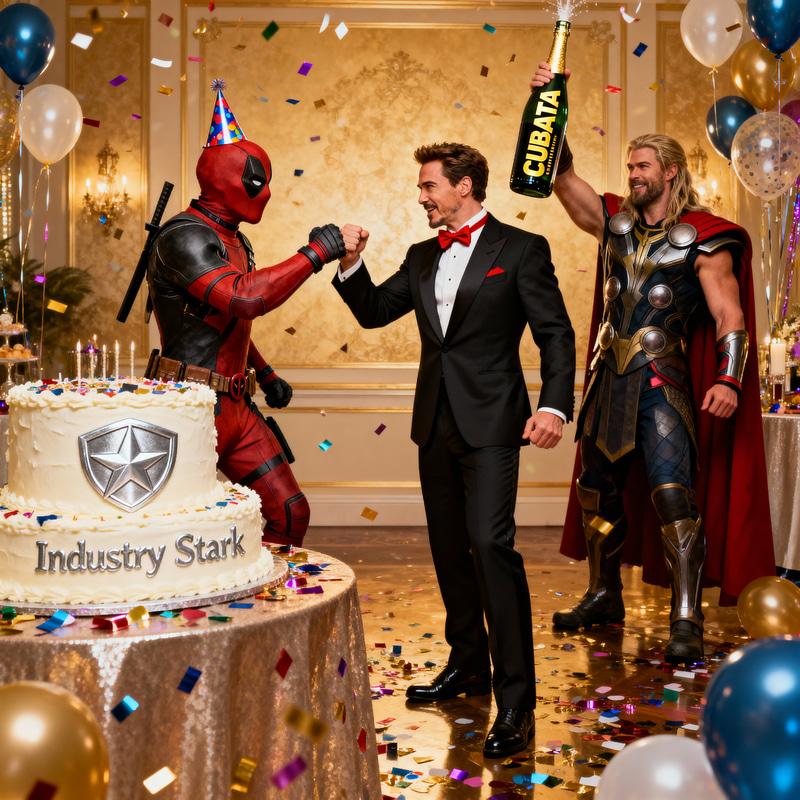 Tony Stark's Elegant Birthday Party Celebration