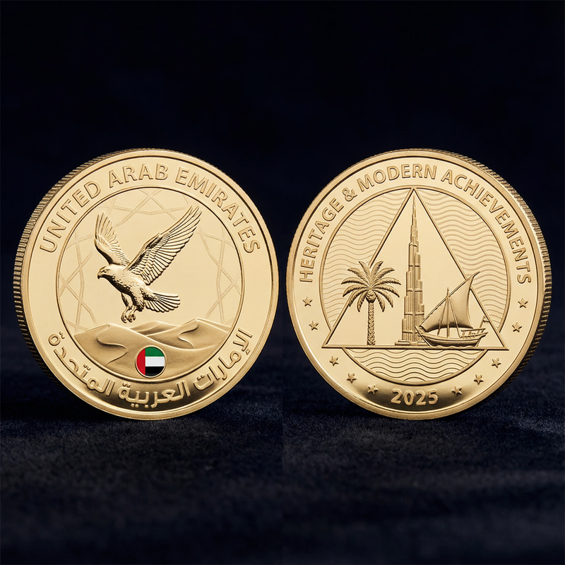 Celebrate UAE Heritage: Coin of Strength & Identity