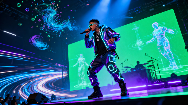 Futuristic Rap Artist in 2025: A Cinematic Experience