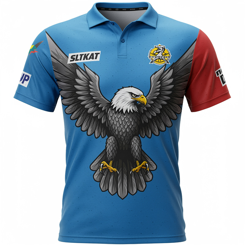Cricket Jersey with Eagle Design Cricket Jersey with Eagle Design