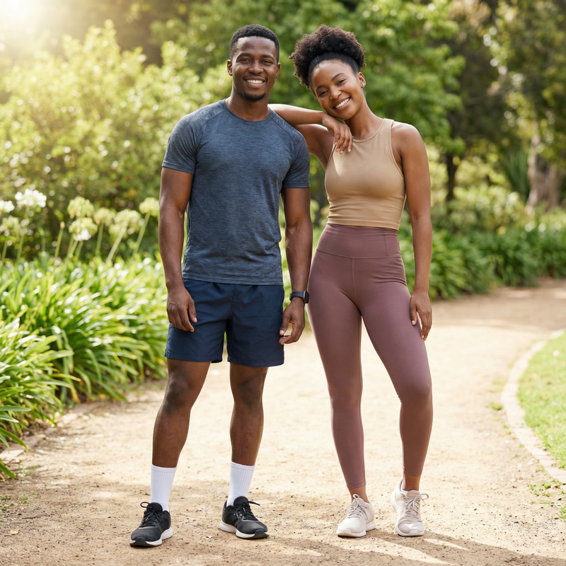 Sexy African Couple: Confident & Curvy Sexy African Couple: Confident & Curvy