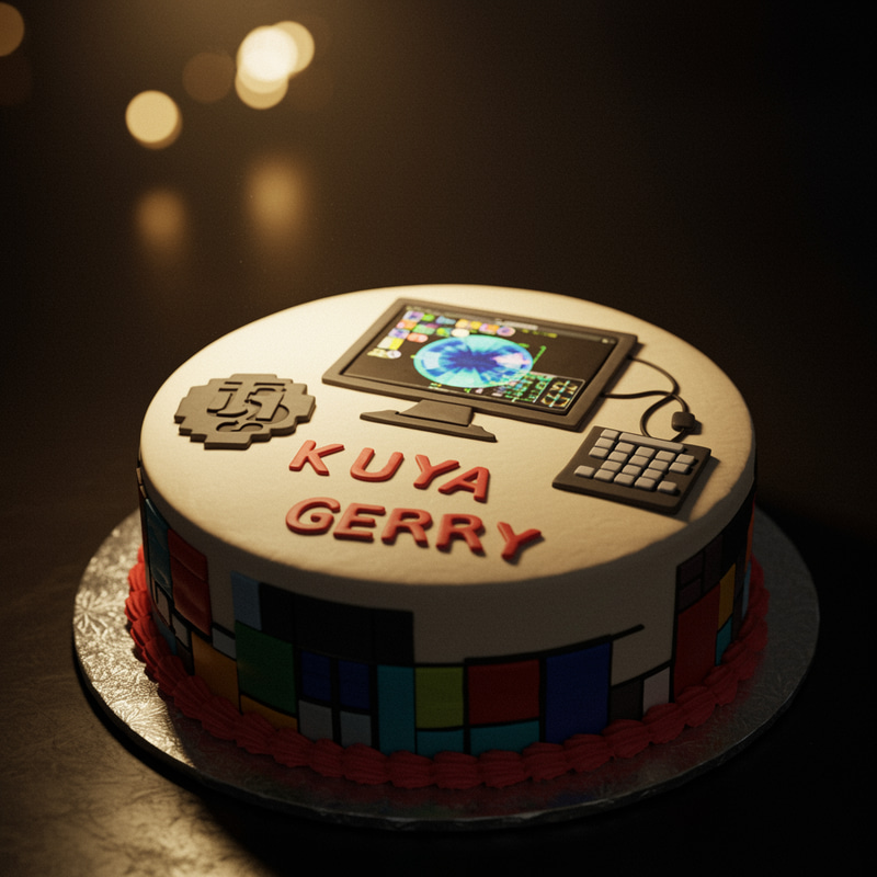 Happy Birthday Kuya Gerry - Multimedia Designer Cake Happy Birthday Kuya Gerry - Multimedia Designer Cake
