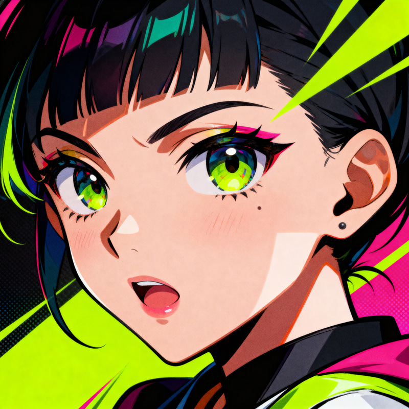 Anime Style Image Redo with High Contrast Anime Style Image Redo with High Contrast