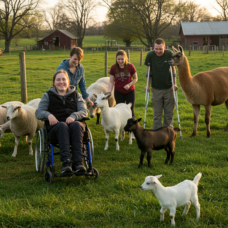 Empowering Disabled Farmers with Animals Empowering Disabled Farmers with Animals