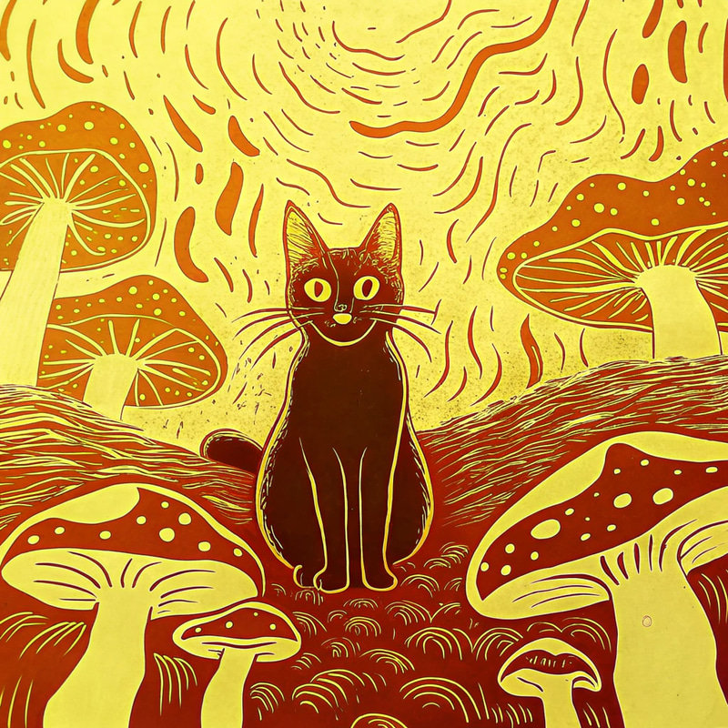 Psychedelic Cat Movie: A Colorful Experience Psychedelic Cat Movie: A Colorful Experience