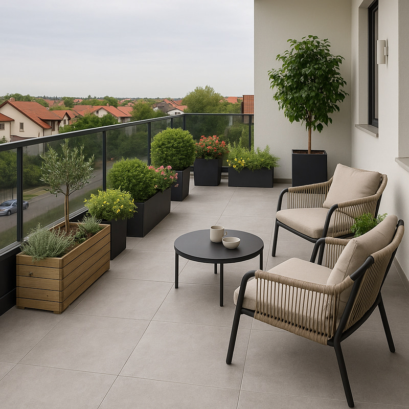 Modern Cozy Balcony Design Ideas