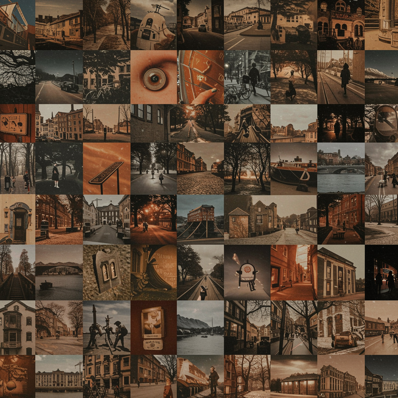 Artistic Collage Creations with Custom Images